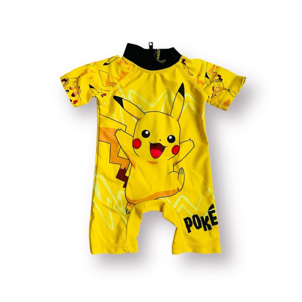 Next Pokemon Pikachu One Piece Rashguard Size 3-6 Months